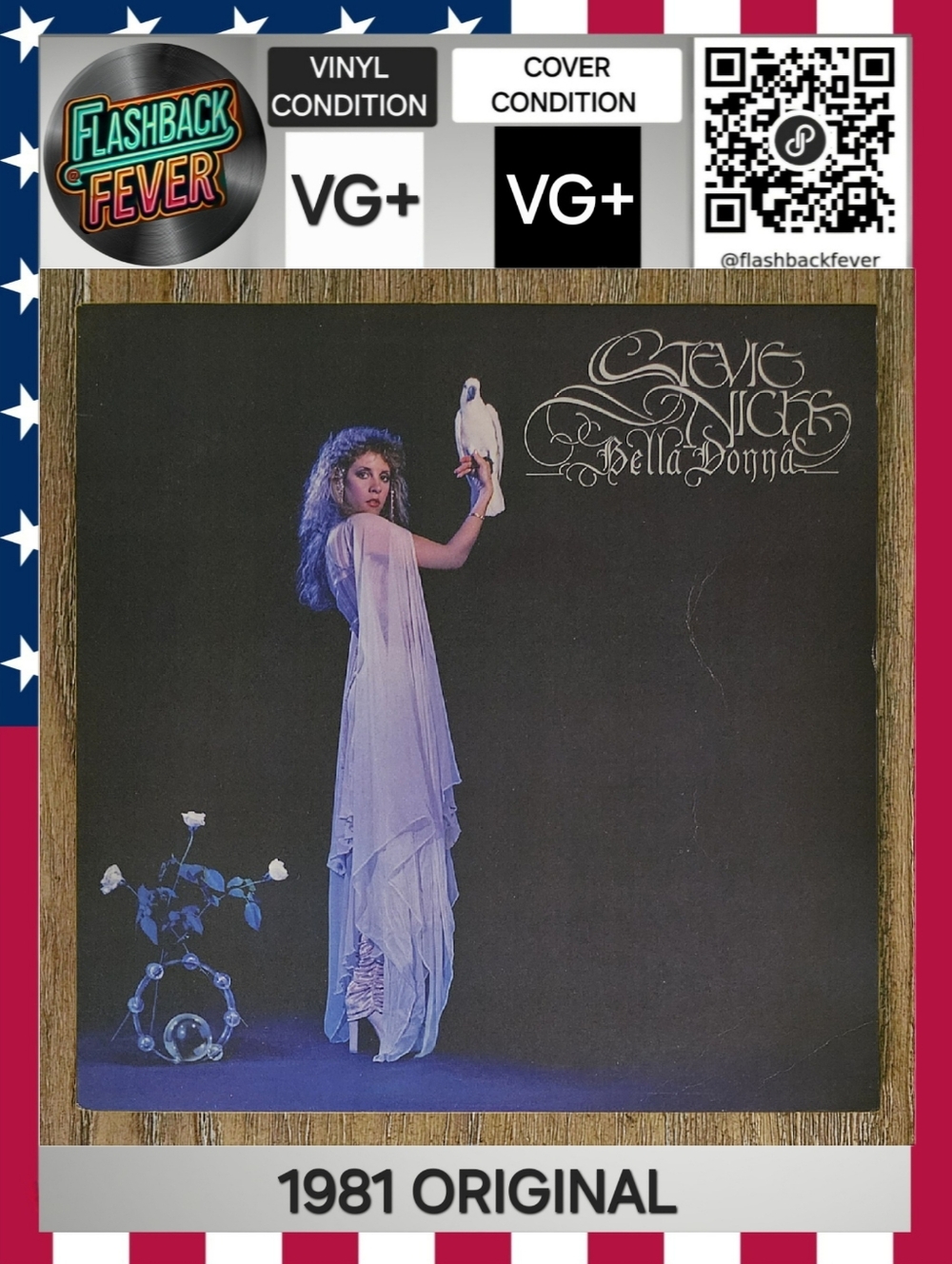 STEVIE NICKS•Bella Donna•1981 US (#MR 38-139)•Specialty Pressing